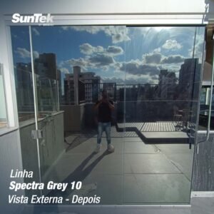 Insulfilm Londrina PR: películas para vidro na região 3 Spectra Grey 10 Depois
